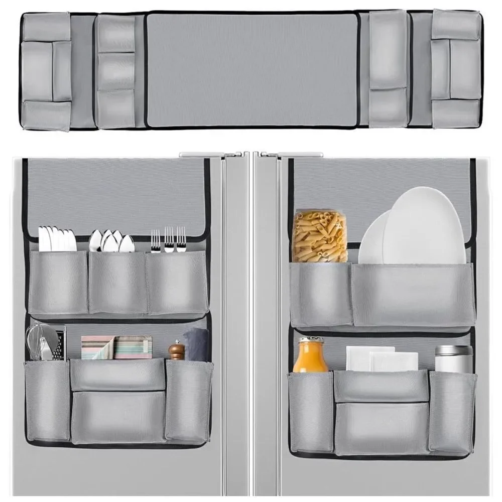 NiHome 5-Pack Mini Fridge Organizer with 14 Pockets